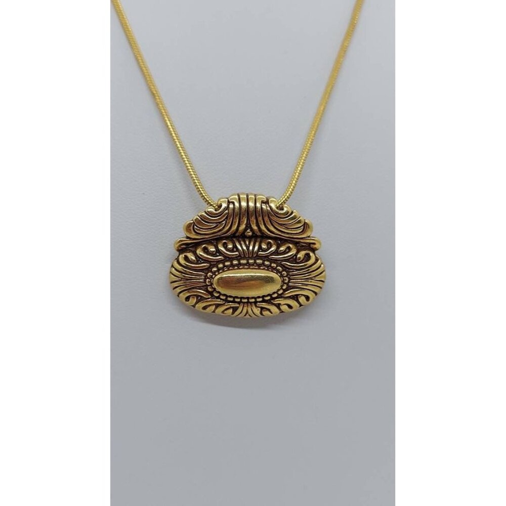 Vintage‎ Premier Designs gold tone necklace